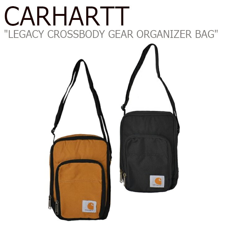 カーハート ウエストポーチ メンズ カーハート ボディバッグ CARHARTT メンズ レディース LEGACY CROSSBODY GEAR ORGANIZER BAG レガシー クロスボディ ギア オーガナイザー バッグ BROWN ブラウン BLACK ブラック 22070001/2 バッグ