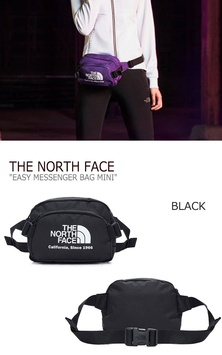 ノースフェイス ウエストポーチ THE NORTH FACE メンズ レディース EASY MESSENGER BAG MINI イージー メッセンジャーバッグ ミニ VIOLET バイオレット BLACK ブラック BLUE ブルー NN2PL50J/K/L バッグ 【中古】未使用品