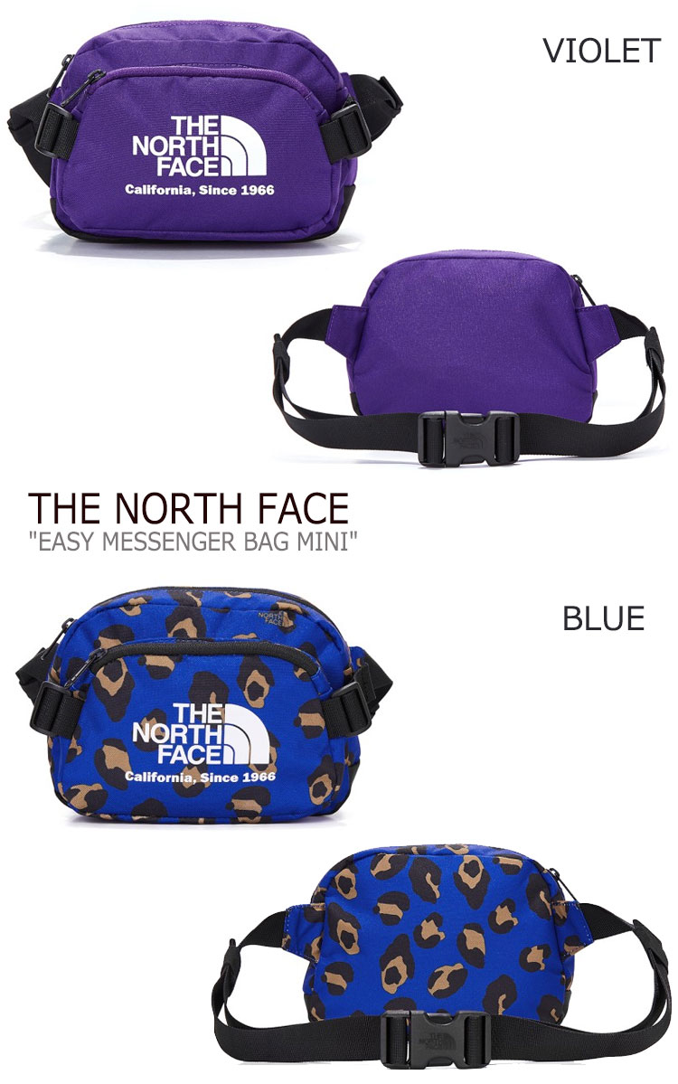 ノースフェイス ウエストポーチ THE NORTH FACE メンズ レディース EASY MESSENGER BAG MINI イージー メッセンジャーバッグ ミニ VIOLET バイオレット BLACK ブラック BLUE ブルー NN2PL50J/K/L バッグ 【中古】未使用品