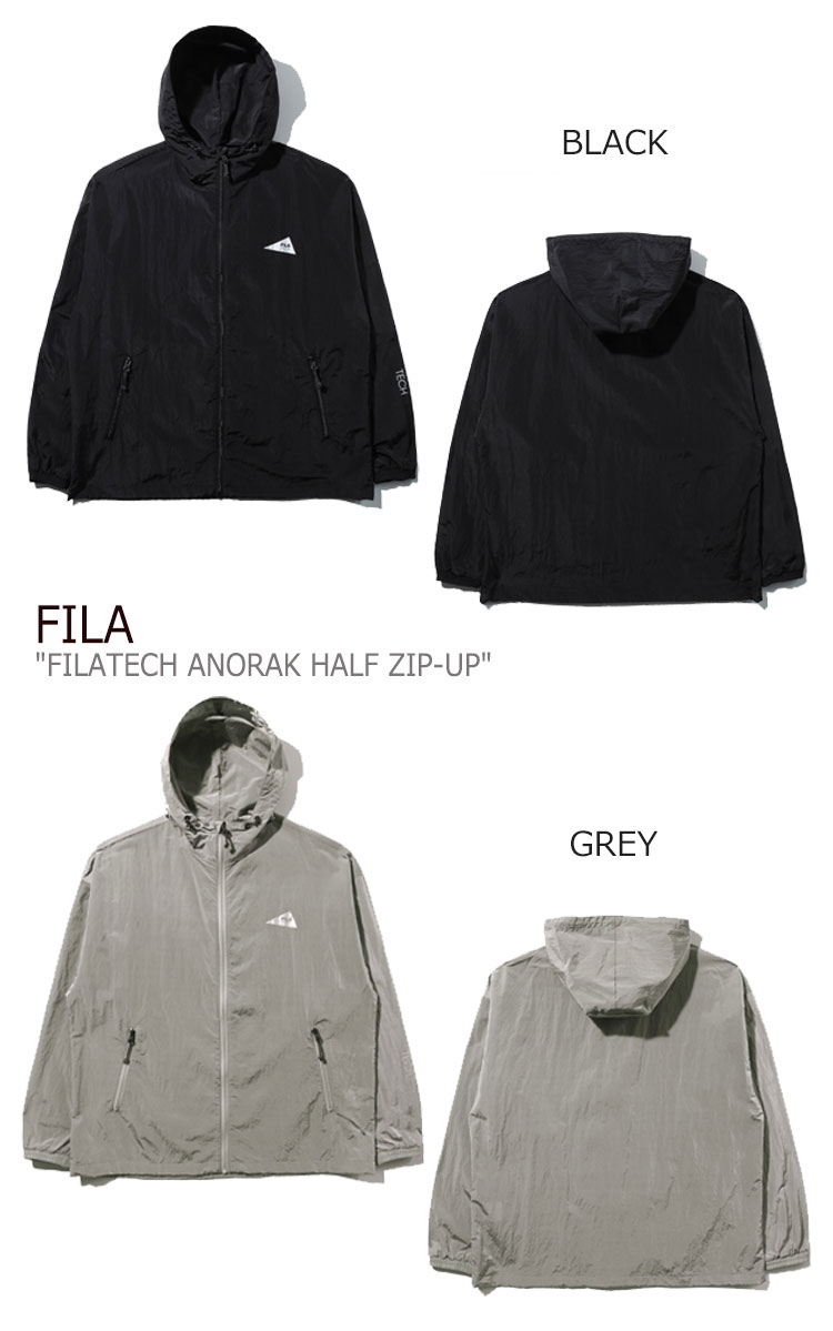 フィラ ジャケット FILA メンズ レディース FILATECH HOOD JACKET フィラテック フード ジャケット BLACK ブラック GREY グレー KHAKI カーキ FE2JKD5105X ウェア 【中古】未使用品