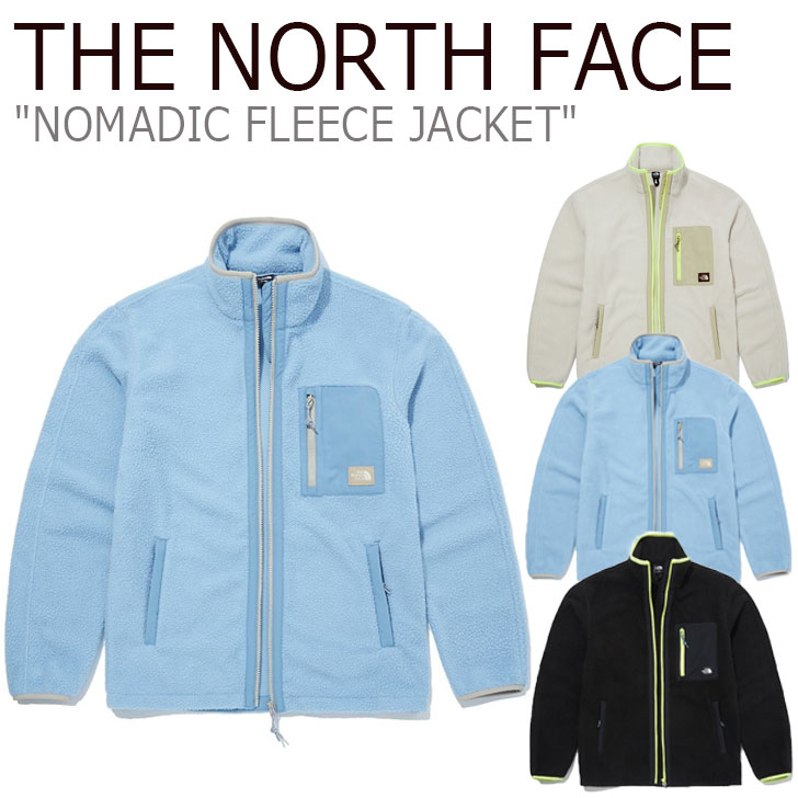 フリース ノースフェイス THE NORTH FACE メンズ レディース NOMADIC FLEECE JACKET ノーマディック フリースジャケット BEIGE ベージュ BLACK ブラック SKY BLUE スカイ ブルー NJ4FM01A/B/C ウェア 【中古】未使用品