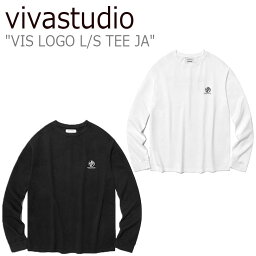 ビバスタジオ Tシャツ vivastudio メンズ レディース VIS LOGO L/S TEE JA ロゴ ロングスリーブ WHITE ホワイト BLACK ブラック 長袖 ロンT JAVT18 ウェア