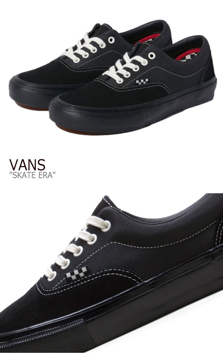 バンズ エラ スニーカー VANS メンズ レディース SKATE ERA スケート エラ BLACK ブラック VN0A5FC9BLK1 シューズ