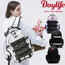 【国内配送/正規販売店】デイライフ リュック Daylife SIGNAL BACKPACK シグナル バックパック BLACK ブラック IVORY アイボリー PURPLE パープル BLACKWHITE ブラックホワイト 2455356/7 バッグ SZR