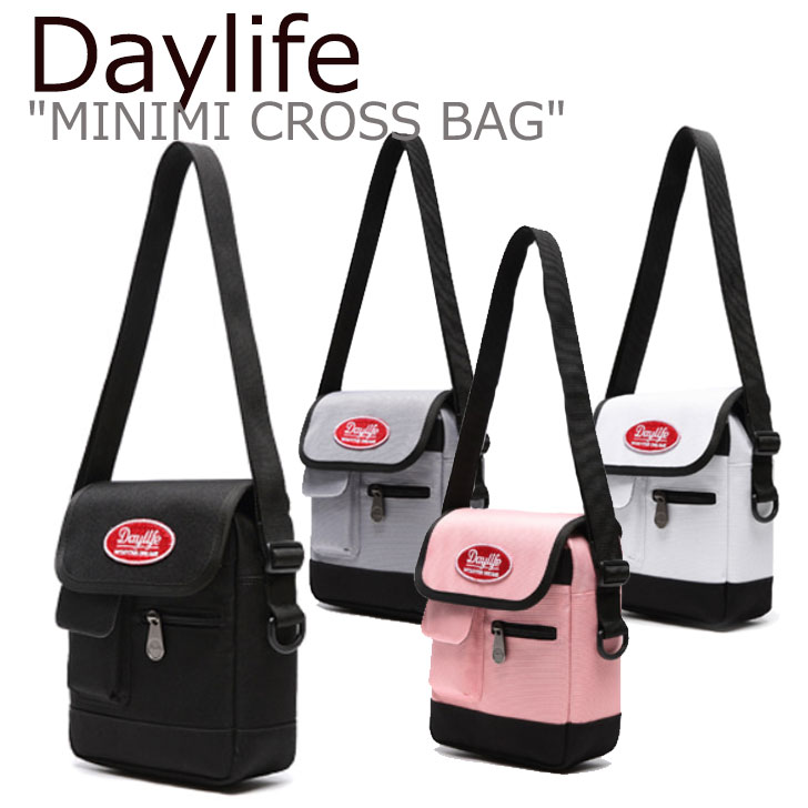 デイライフ バッグ レディース デイライフ クロスバッグ Daylife 正規販売店 メンズ レディース MINIMI CROSS BAG ミニミ クロス バッグ BLACK ブラック WHITE ホワイト GRAY グレー PINK ピンク MNC17-1/2/4/5 バッグ