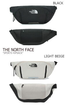 ノースフェイス ウエストポーチ THE NORTH FACE メンズ レディース SPORTS HIPSACK スポーツ ヒップサック LIGHT BEIGE ライトベージュ BLACK ブラック NN2HM01A/C バッグ 【中古】未使用品