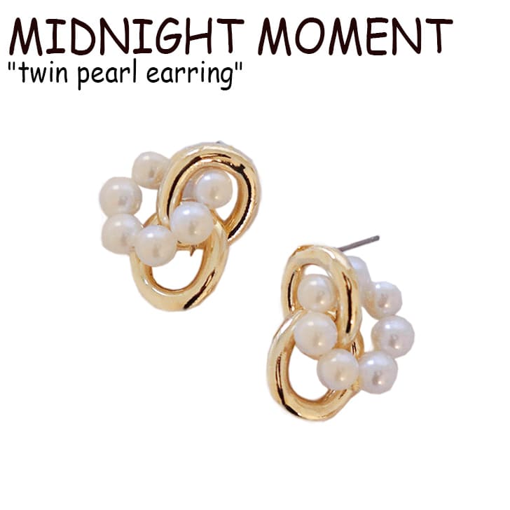 ~bhiCg [g sAX MIDNIGHT MOMENT fB[X twin pearl earring cC p[ CO GOLD S[h ؍ANZT[ 301042604 ACC