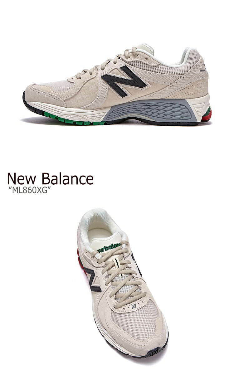 ニューバランス スニーカー New Balance メンズ レディース ML 860 XG BEIGE ベージュ BLACK ブラック RED レッド ML860XG NBPDBS134A FLNBBA1U58 シューズ 【中古】未使用品