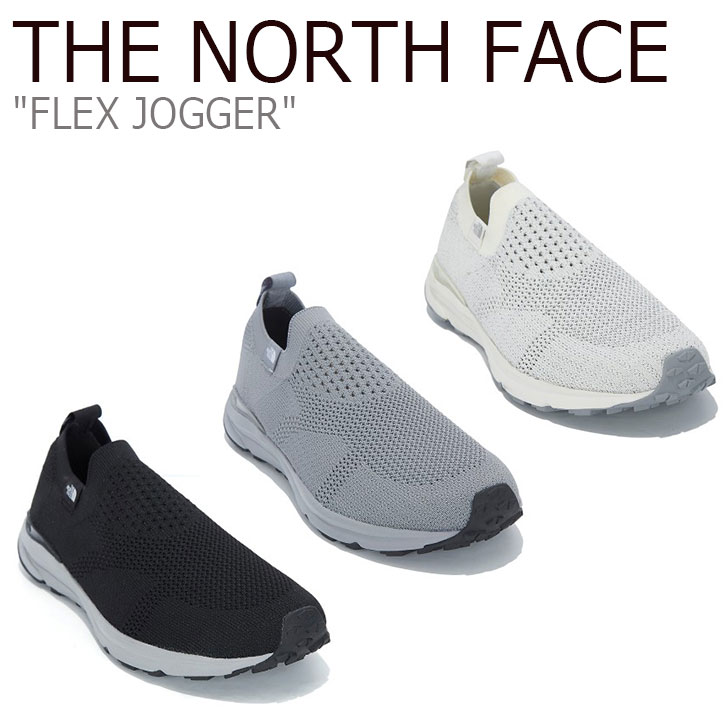 ノースフェイス スニーカー THE NORTH FACE メンズ レディース FLEX JOGGER フレックス ジョガー BLACK ブラック CHARCOAL チャコール IVORY アイボリー NS93M01A/B/J/K シューズ 【中古】未使用品