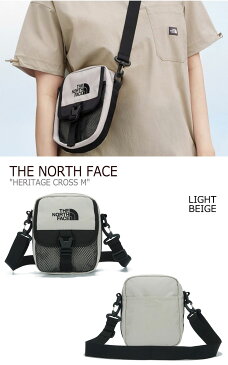 ノースフェイス ボディーバッグ THE NORTH FACE メンズ レディース HERITAGE CROSS M ヘリテージ クロス M BLACK ブラック BEIGE ベージュ NN2PM03A/B バッグ 【中古】未使用品