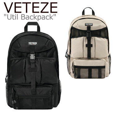 ベテゼ リュック VETEZE メンズ レディース Util Backpack ユーティル バックパック BLACK ブラック BEIGE ベージュ UTBP1/2 バッグ