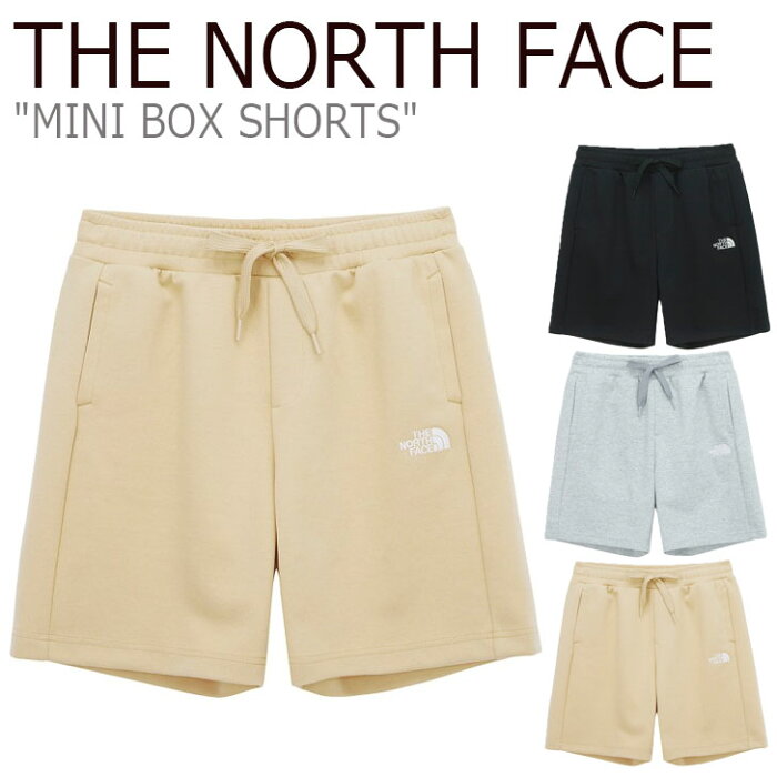 ノースフェイス ハーフパンツ THE NORTH FACE メンズ レディース MINI BOX SHORTS ミニ ボックス ショーツ GREY グレー BLACK ブラック BEIGE ベージュ NS6KM01J/K/L ウェア 【中古】未使用品