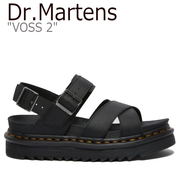 ドクターマーチン サンダル Dr.Martens レディース VOSS 2 ボス 2 BLACK ブラック 26799001 シューズ 【中古】未使用品