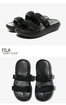 フィラ サンダル FILA メンズ レディース SURFY SLIDE サーフィ スライド BLACK ブラック 1SM01577D-001 シューズ 【中古】未使用品