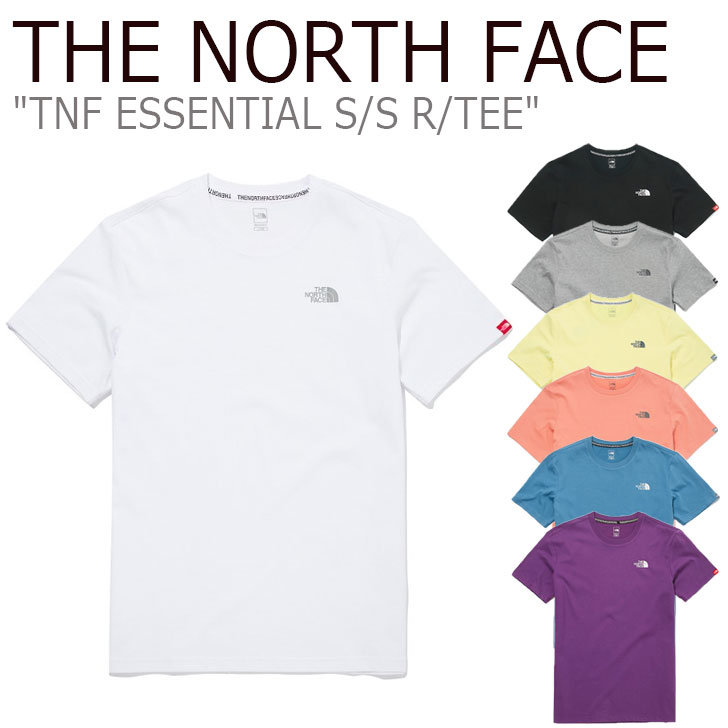 ノースフェイス Tシャツ THE NORTH FACE メンズ レディース TNF ESSENTIAL S/S R/TEE エッセンシャル ショートスリーブ ラウンドTEE 半袖 全7色 NT7UM10A/B/C/D/E/F/G ウェア 【中古】未使用品