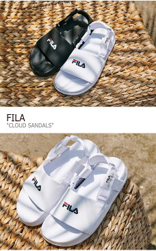 フィラ サンダル FILA メンズ レディース CLOUD SANDALS クラウド サンダル BLACK ブラック WHITE ホワイト 1SM01584D-001/100 シューズ 【中古】未使用品