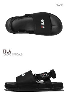 フィラ サンダル FILA メンズ レディース CLOUD SANDALS クラウド サンダル BLACK ブラック WHITE ホワイト 1SM01584D-001/100 シューズ 【中古】未使用品