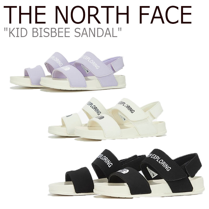 ノースフェイス サンダル THE NORTH FACE 男の子 女の子 KID BISBEE SANDAL キッズ ビスビーサンダル BLACK ブラック BEIGE ベージュ LAVENDER ラベンダー NS96M07A/B/C シューズ 未使用品