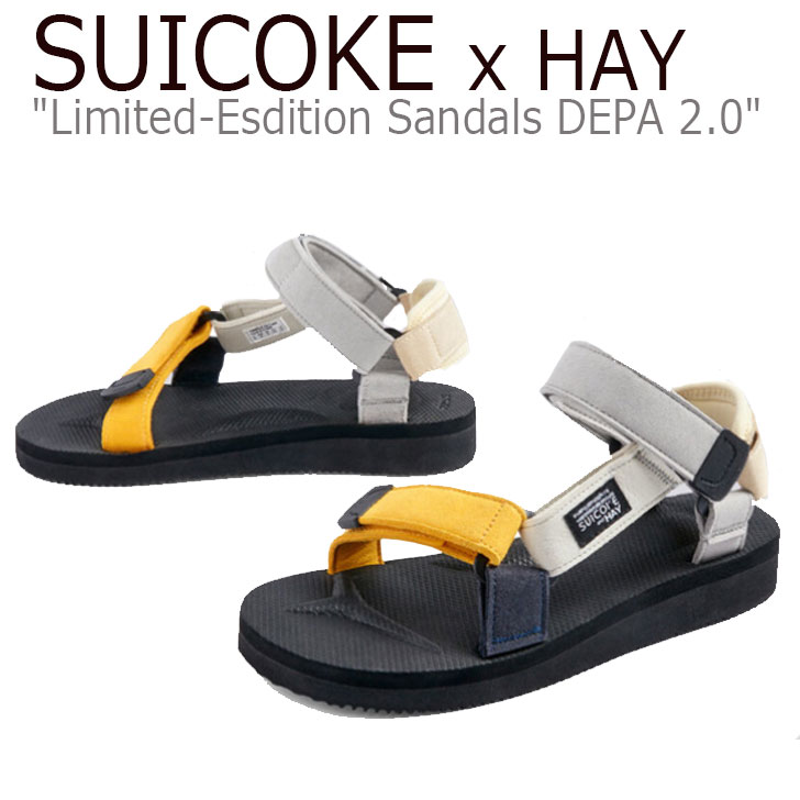 スイコック サンダル SUICOKE x HAY メンズ レディース Limited Edition Sandals DEPA 2.0 デパ 2.0 MANGO SPLASH マンゴースプラッシュ 008921 シューズ