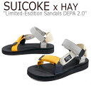 スイコック サンダル メンズ スイコック サンダル SUICOKE x HAY メンズ レディース Limited Edition Sandals DEPA 2.0 デパ 2.0 MANGO SPLASH マンゴースプラッシュ 008921 シューズ