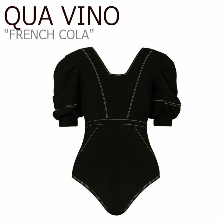 クアビノ 水着 モノキニ QUA VINO レディース FRENCH COLA フレンチ コーラ BLACK ブラック 363514 ウェア