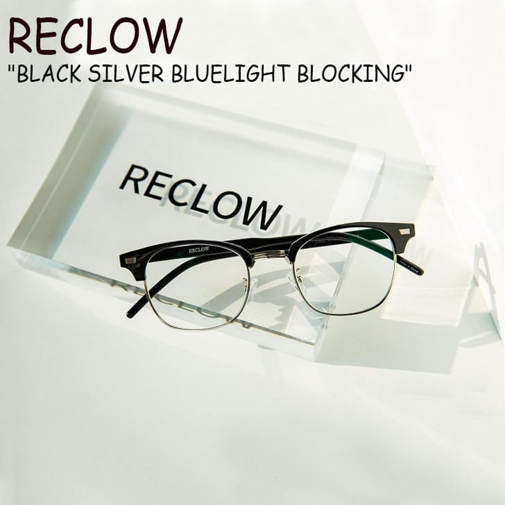ꥯ ᥬ RECLOW  ǥ BLACK SILVER BLUELIGHT BLOCKING ֥å С ֥...