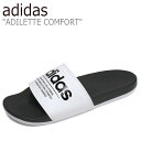 アディダス スリッパ adidas メンズ レディース ADILETTE COMFORT アディレッタ コンフォート WHITE ホワイト FX4287 シューズ 【中古】未使用品