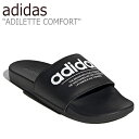 アディダス スリッパ adidas メンズ レディース ADILETTE COMFORT アディレッタ コンフォート BLACK ブラック FX4293 シューズ 【中古】未使用品