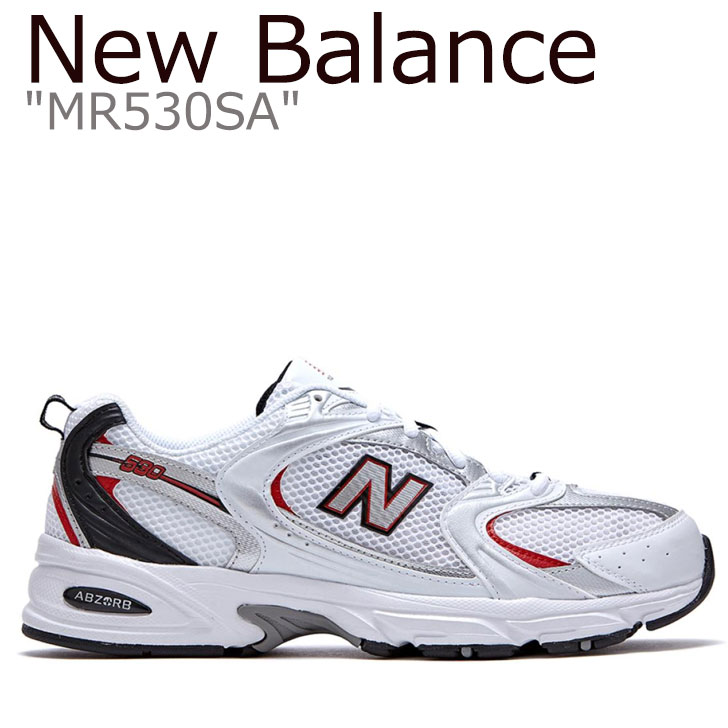 ニューバランス スニーカー New Balance メンズ レディース MR 530 SA WHITE ホワイト SILVER シルバー MR530SA シューズ 【中古】未使用品