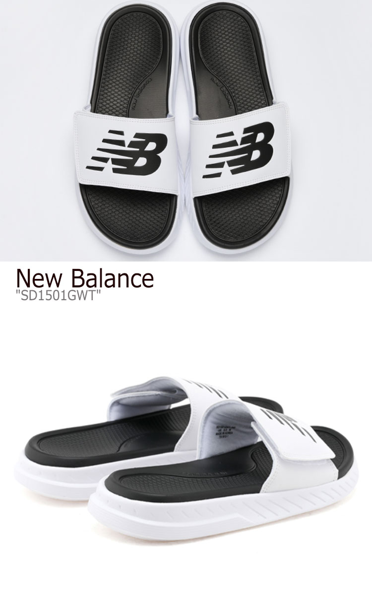 ニューバランス サンダル New Balance メンズ レディース SD 1501 GWT WHITE ホワイト BLACK ブラック SD1501GWT シューズ 【中古】未使用品