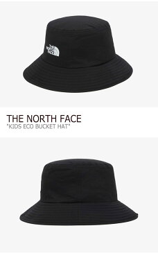 ノースフェイス バケットハット THE NORTH FACE 男の子 女の子 KIDS ECO BUCKET HAT エコ バケット ハット BLACK ブラック NE3HM51T ACC 【中古】未使用品