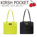 キルシーポケット トートバッグ KIRSH POCKET 正規販売店 SQUARE TOTE BAG KH スクウェア トート バッグ BLACK ブラック GREEN グリーン FKPMABA523M バッグ