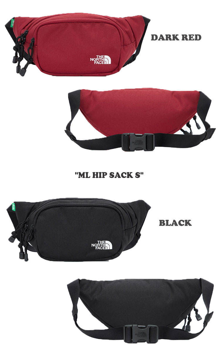 ノースフェイス クロスバッグ THE NORTH FACE メンズ レディース ML HIP SACK S ヒップサック S DARK RED ダークレッド BLACK ブラック NN2HM54A/B バッグ 【中古】未使用品