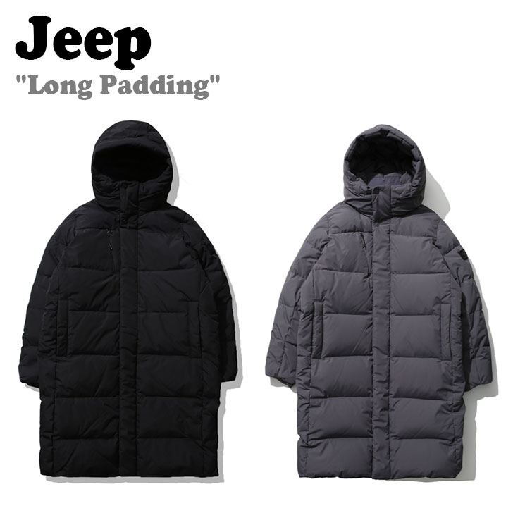 ジープ ダウン Jeep メンズ レディース Long Padding ロング パディング GREY グレー BLACK ブラック GL4JPU493GR/BK ウェアのサムネイル
