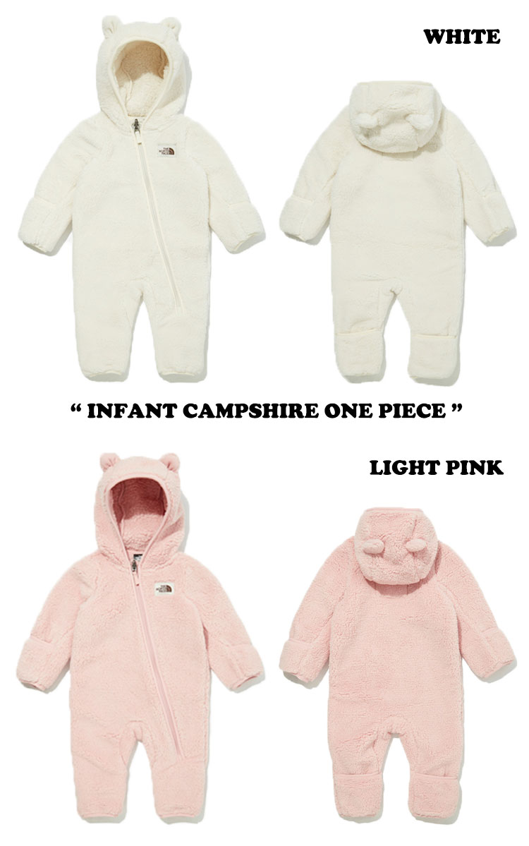 ノースフェイス アウター THE NORTH FACE 男の子 女の子 INFANT CAMPSHIRE ONE PIECE インファント キャンプシェア ワンピース WHITE ホワイト LIGHT PINK ライト ピンク KHAKI カーキ NQ4FM93S/T/U ウェア【中古】未使用品