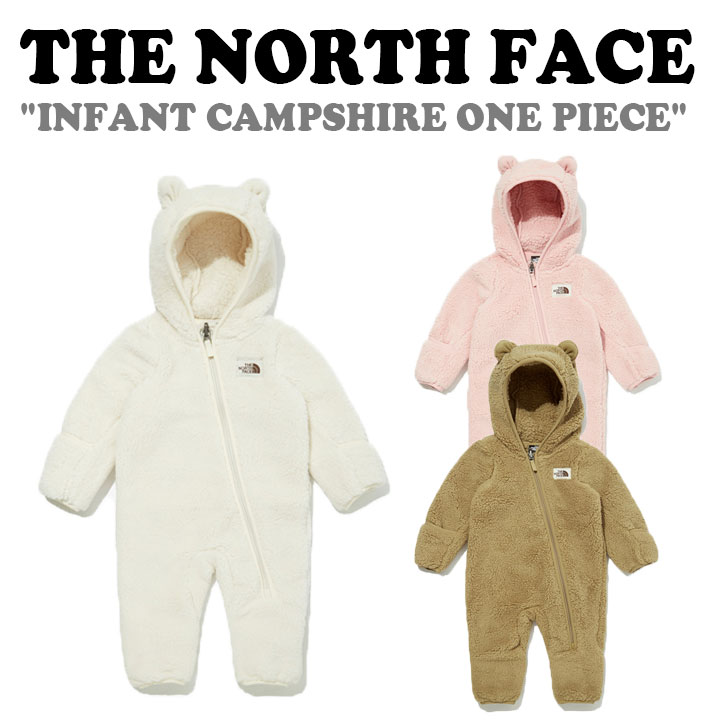 ノースフェイス アウター THE NORTH FACE 男の子 女の子 INFANT CAMPSHIRE ONE PIECE インファント キャンプシェア ワンピース WHITE ホワイト LIGHT PINK ライト ピンク KHAKI カーキ NQ4FM93S/T/U ウェア【中古】未使用品