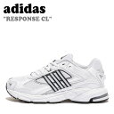 アディダス スニーカー adidas メンズ レディース RESPONSE CL レスポンス クラシック WHITE ホワイト BLACK ブラック FX6166 シューズ【中古】未使用品