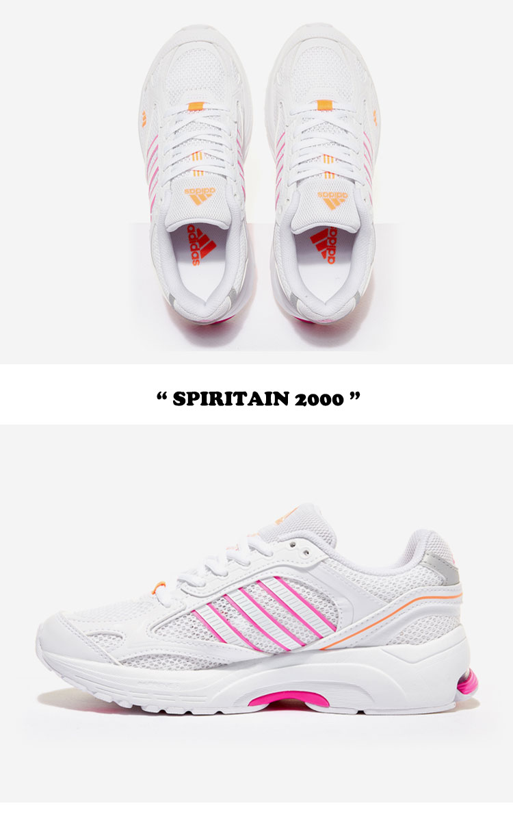 アディダス スニーカー adidas メンズ レディース SPIRITAIN 2000 スピリテイン 2000 WHITE ホワイト PINK ピンク ORANGE オレンジ GY3147 シューズ 【中古】未使用品