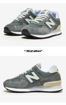 ニューバランス 574 スニーカー New Balance メンズ レディース ML 574 BA2 GRAY グレー ML574BA2 シューズ 【中古】未使用品