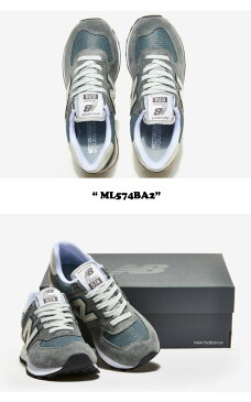 ニューバランス 574 スニーカー New Balance メンズ レディース ML 574 BA2 GRAY グレー ML574BA2 シューズ 【中古】未使用品