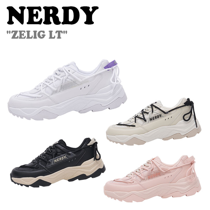 ノルディ スニーカー NERDY メンズ レディース ZELIG LT ゼリグ LT WHITE ホワイト BLACK ブラック CREAM クリーム PINK ピンク PNEF21AE09 ノルディー シューズ