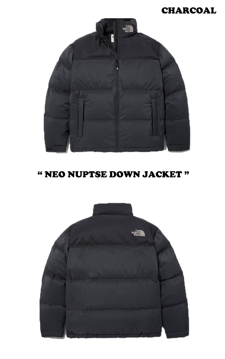 ノースフェイス ダウン THE NORTH FACE メンズ レディース NEO NUPTSE DOWN JACKET ネオ ヌプシ ダウンジャケット CHARCOAL チャコール LIGHT GRAY ライト グレー NJ1DM51J/K ウェア 【中古】未使用品