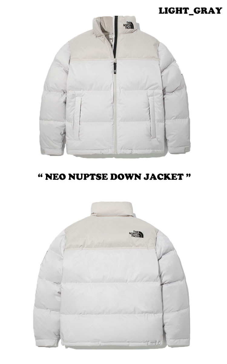 ノースフェイス ダウン THE NORTH FACE メンズ レディース NEO NUPTSE DOWN JACKET ネオ ヌプシ ダウンジャケット CHARCOAL チャコール LIGHT GRAY ライト グレー NJ1DM51J/K ウェア 【中古】未使用品