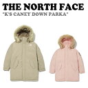 ノースフェイス アウター THE NORTH FACE 男の子 女の子 K'S CANEY DOWN PARKA キッズ キャニー ダウン パーカー BEIGE...