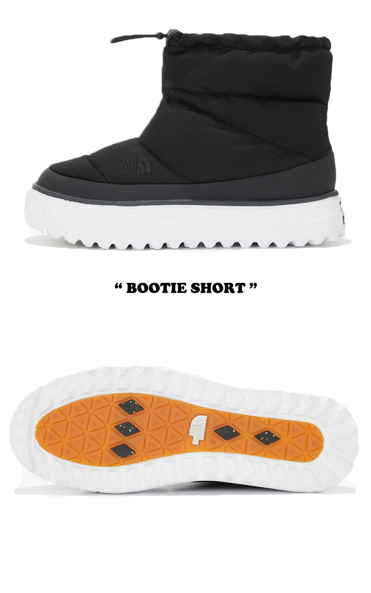 ザノースフェイス Thenorthface Boots 防寒ブーツ 防寒ブーティー ダウンブーツ ノースフェイスブーツ キャンプ アウトドア 野外 防寒 海外直輸入used品 ノースフェイス ブーツ North The 未使用品 Ns99m71j Black 最安値挑戦 Short レディース Bootie ブーティー