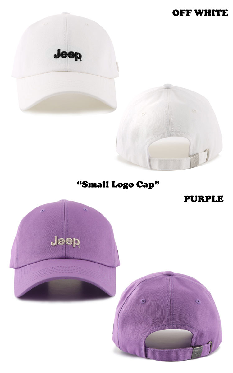 ジープ キャップ Jeep メンズ レディース Small Logo Cap スモールロゴキャップ BLACK ブラック OFF WHITE オフホワイト MINT ミント ALL BLACK オールブラック WHITE ホワイト PURPLE パープル JP5GCU192 ACC