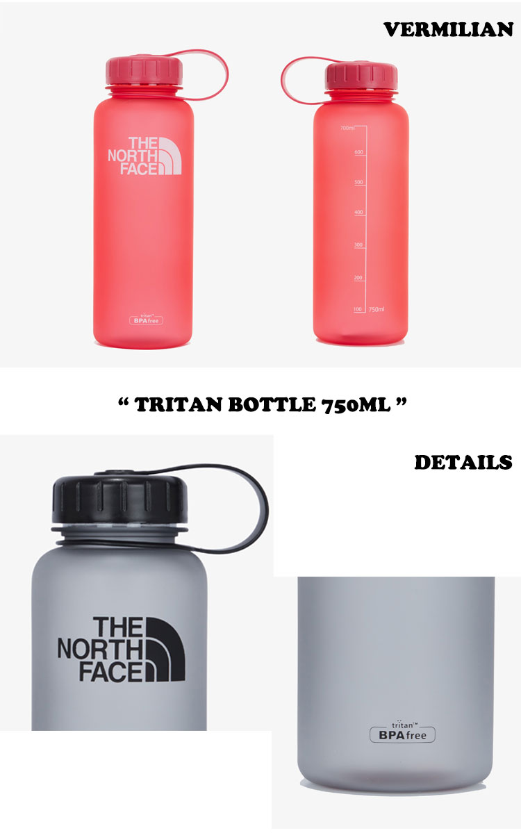 ノースフェイス ボトル THE NORTH FACE メンズ レディース TRITAN BOTTLE 750ML トライタンボトル750ML BLACK ブラック BLUE ブルー VERMILIAN バーミリオン NA5CN06A/B/C ACC 【中古】未使用品