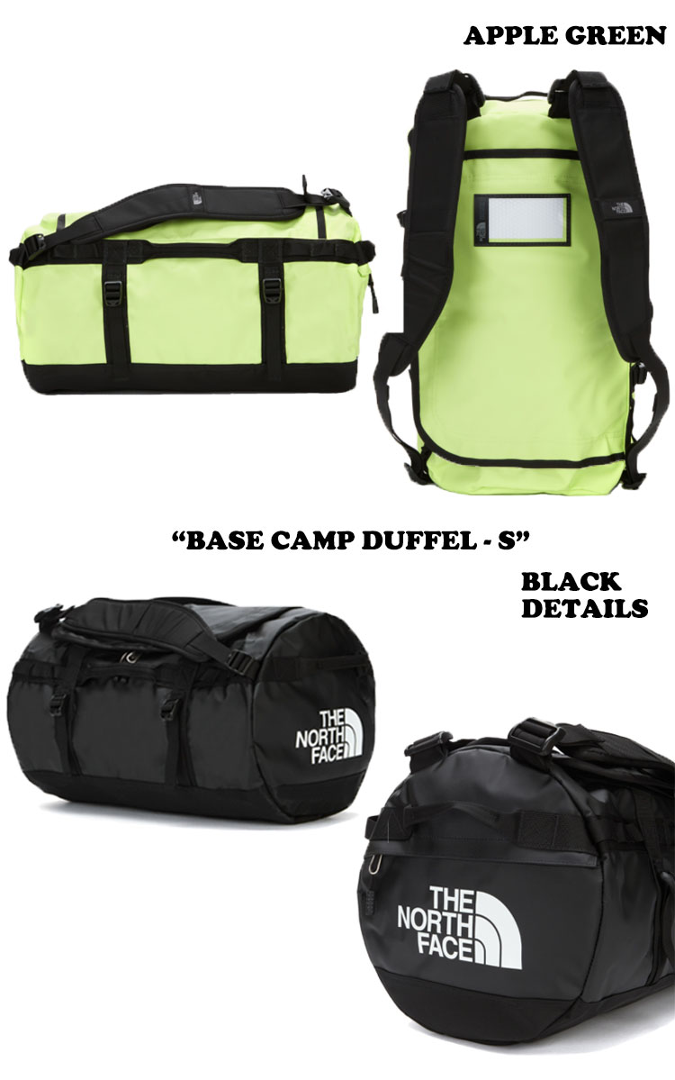 ノースフェイス ダッフルバッグ THE NORTH FACE メンズ レディース BASE CAMP DUFFEL - S ベースキャンプダッフル スモール BLACK ブラック GOLD ゴールド APPLE GREEN アップルグリーン NN2FN35A/B/C バッグ 【中古】未使用品