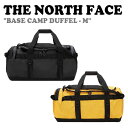 ノースフェイス ダッフルバッグ THE NORTH FACE メンズ レディース BASE CAMP DUFFEL - M ベースキャンプダッフル ミディアム BLACK ブラック GOLD ゴールド NN2FN36A/B バッグ 【中古】未使用品