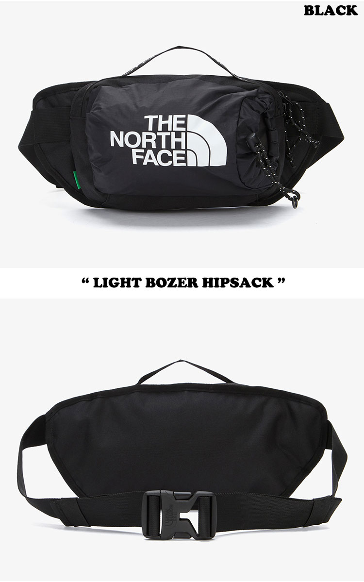 ノースフェイス クロスバッグ THE NORTH FACE メンズ レディース LIGHT BOZER HIPSACK ライト ボーザー ヒップサック BLACK ブラック IVORY アイボリー VERMILIAN バーミリオン NN2HN02A/B/C バッグ 【中古】未使用品